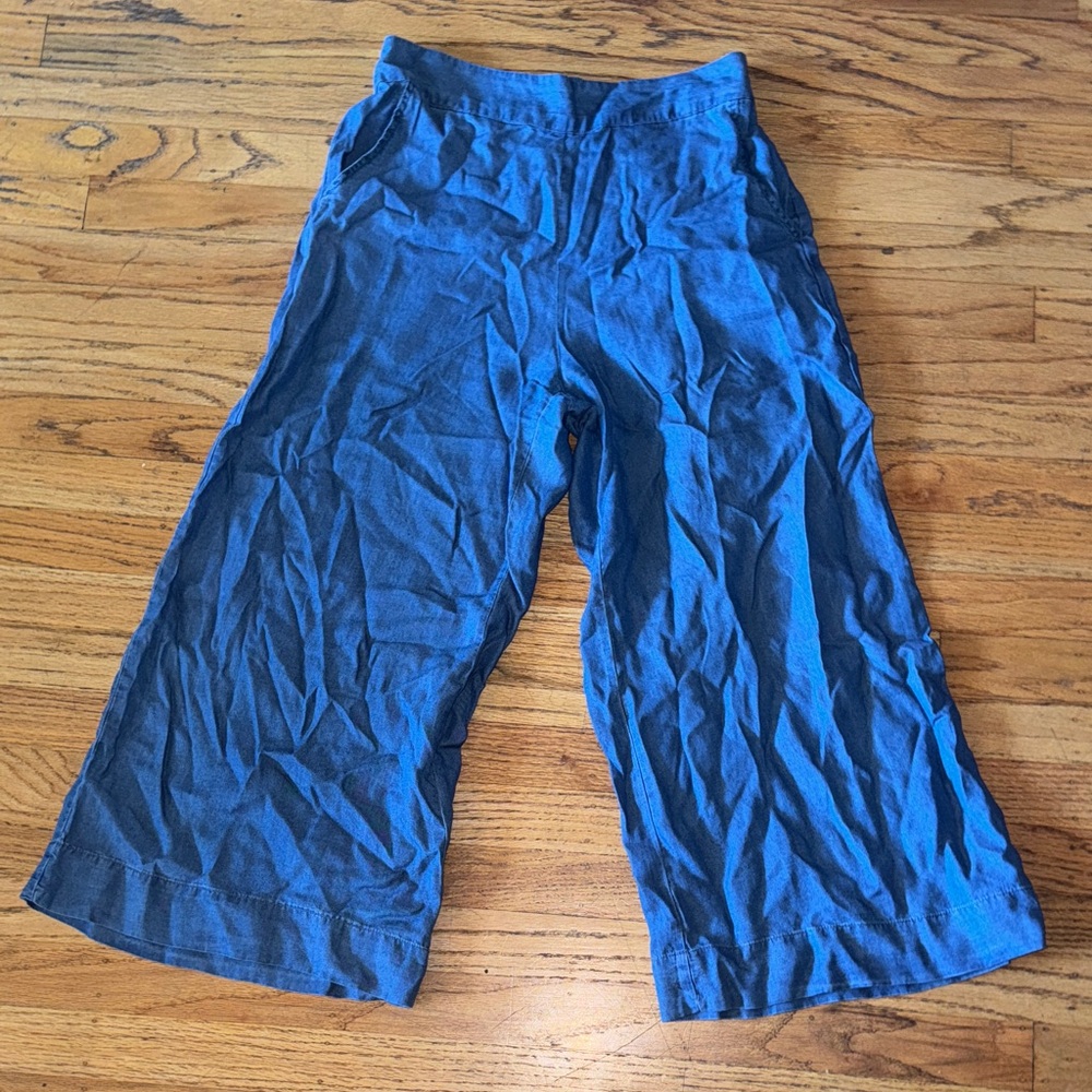 Naked Zebra Casual Blue Pants Boho wide legged hippies
